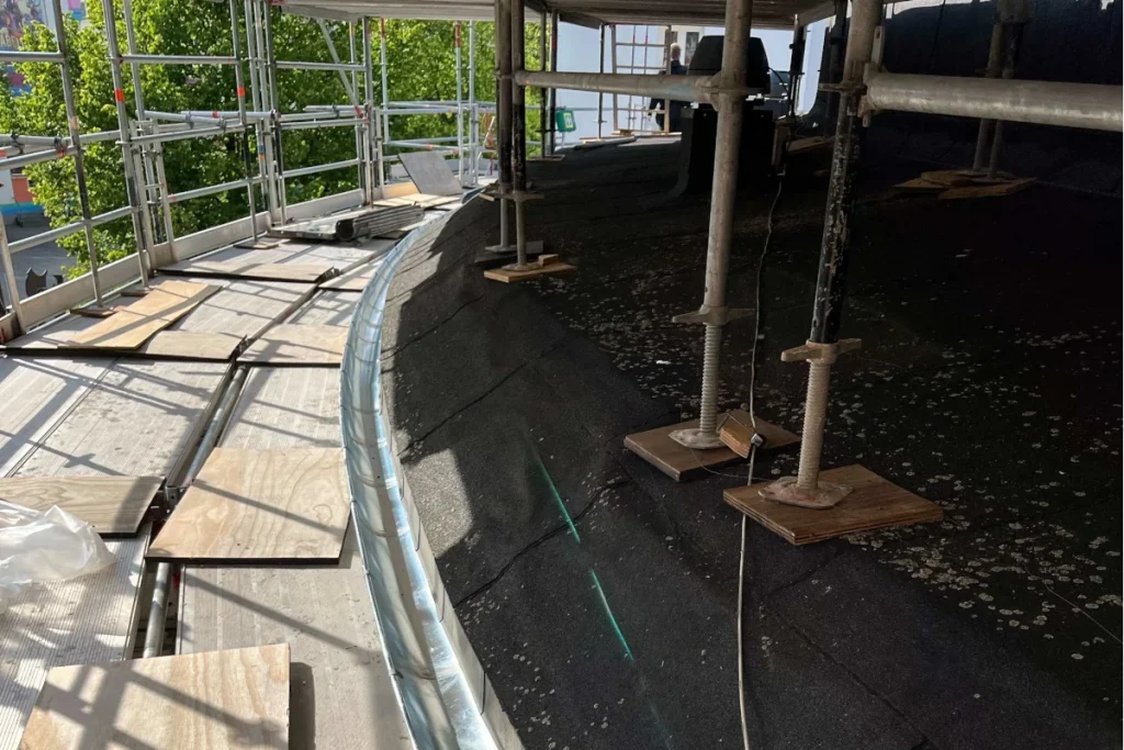 Renovering af tagrender på Cirkusbygningen i København udført af Ulbjerg VVS